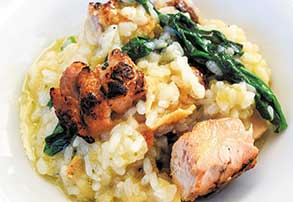 リゾットとドリンクのセット